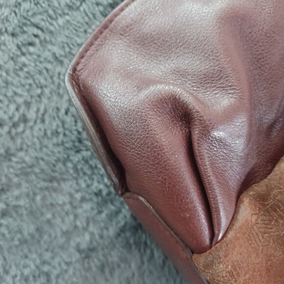 Brighton Santa Rosa Brown Leather Suede Purse F188219